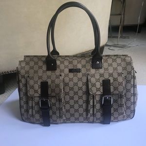 Gucci classic monogram tote bag